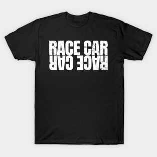 Car Guy Idea Race Car Palindrome Wearer Can Read It, tuner Mechanic Car Lover Enthusiast Gift Idea T-Shirt